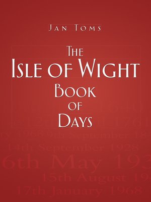 cover image of The Isle of Wight Book of Days